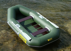 Фото гребной лодки серии "Drive" с фиксированными сиденьями, щелкнуть мышью для просмотра в увеличенном масштабе